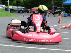 Kartslalom im AMC Burbach, Training immer samstags in Würgendorf